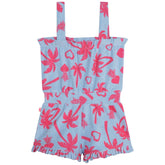 BILLIEBLUSH Girls French Terry Playsuit